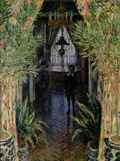 アルジャントゥイユのアパートの角 作： Claude Monet