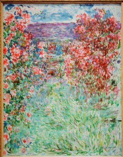 バラの間の家 作： Claude Monet