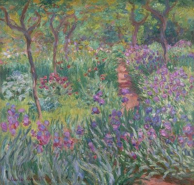 ジヴェルニーの芸術家の庭。 1900 作： Claude Monet