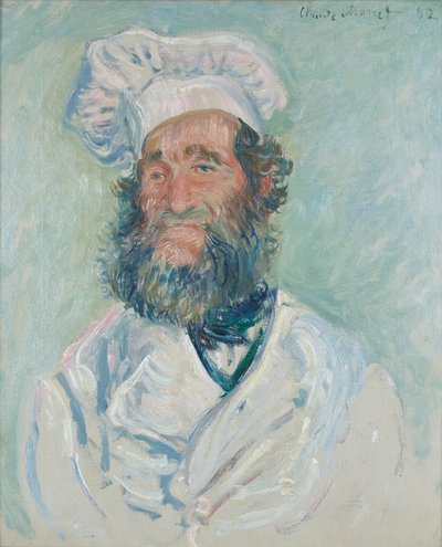 Der Koch (父ポール) 作： Claude Monet