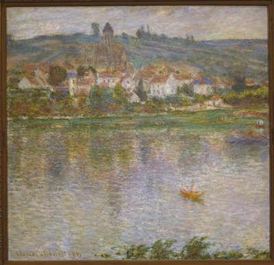 ヴェトゥイユの街 作： Claude Monet