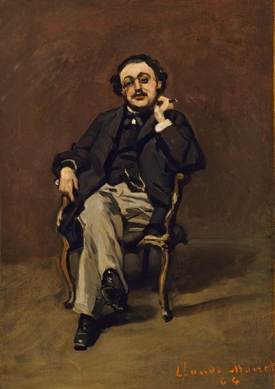 ルクレンシェ博士、1864年 作： Claude Monet