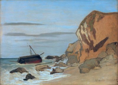 崖 作： Claude Monet