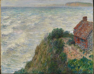 プティエリーの漁師の家、1882年 作： Claude Monet