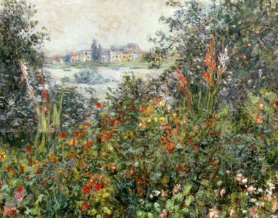 ヴェトゥイユの花 作： Claude Monet