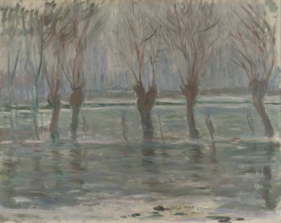 洪水、1896年 作： Claude Monet