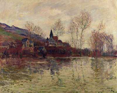 ジヴェルニーの洪水、1886 作： Claude Monet