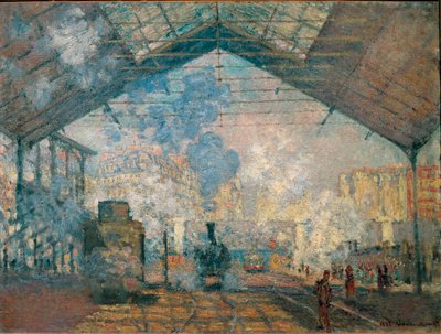 サン・ラザール駅 作： Claude Monet