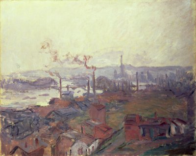 セントキャサリンの銀行からのルーアンの概観、1892年頃 作： Claude Monet