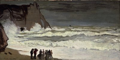 エトルタの大きな海 作： Claude Monet