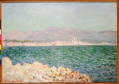 アンティーブ湾、1888 作： Claude Monet