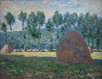 ジヴェルニー近くの干し草の山 作： Claude Monet