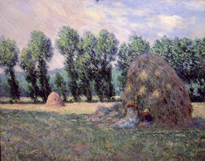 干し草の山、1885 作： Claude Monet