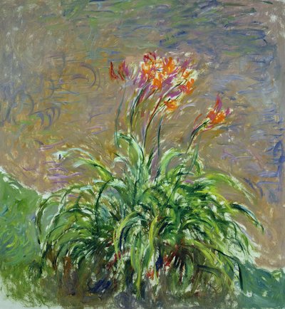 ヘメロカリス、1914-17 作： Claude Monet