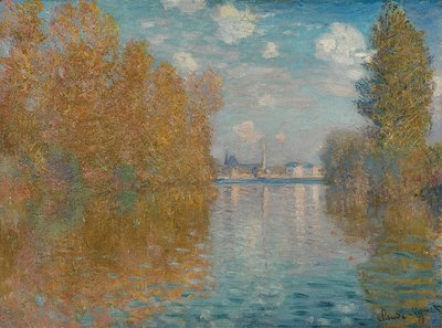 アルジャントゥイユの秋の気分。 1873 作： Claude Monet