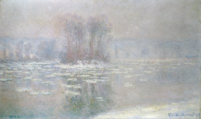 ベヌクールの氷、1898 作： Claude Monet