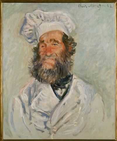 料理人（キャンバスに油彩） 作： Claude Monet