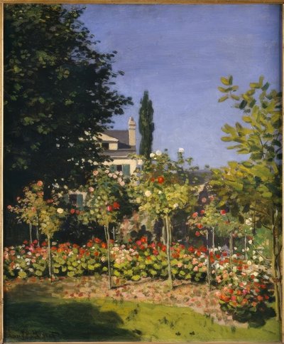 フラワーガーデン 作： Claude Monet
