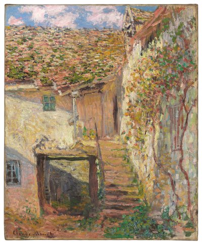 階段、1878 作： Claude Monet