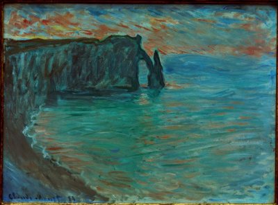 ファレーズダヴァル、ポルトとエギーユ 作： Claude Monet