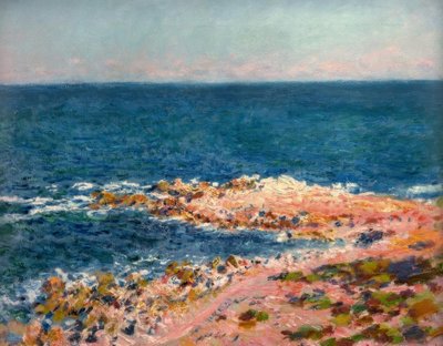アンティーブのラグランデブルー 作： Claude Monet