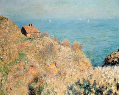 フィッシャーマンズハウス、バレンジビル 作： Claude Monet