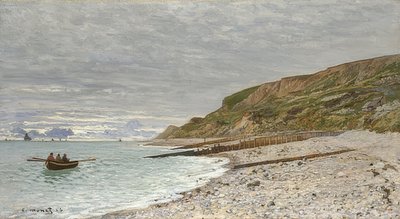 La Pointe de laHève、Sainte-Adresse。 1864 作： Claude Monet