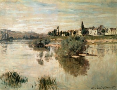 ラバクールのセーヌ川 作： Claude Monet