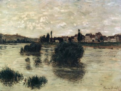 ラバクールのセーヌ川 作： Claude Monet