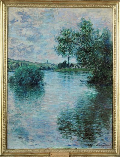 ヴェトゥイユのセーヌ川（油彩・キャンバス） 作： Claude Monet