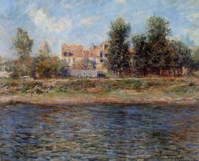 ベルジュ・ド・ラ・セーヌ、1880年。 作： Claude Monet