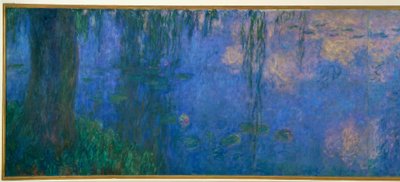 柳のある睡蓮の池、柳のある朝 作： Claude Monet