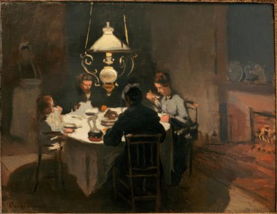 LeDîner（ディナー） 作： Claude Monet
