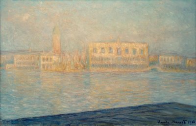 聖ジョージ少佐から見た公爵宮殿 作： Claude Monet