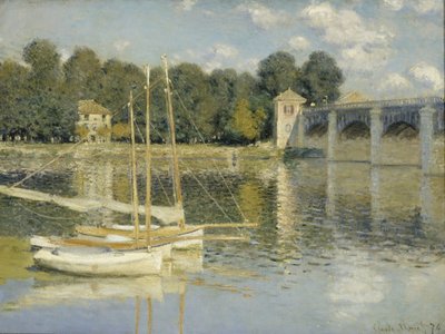 アルジャントイユの橋 作： Claude Monet