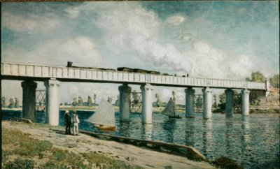 アルジャントゥイユの鉄道橋 作： Claude Monet