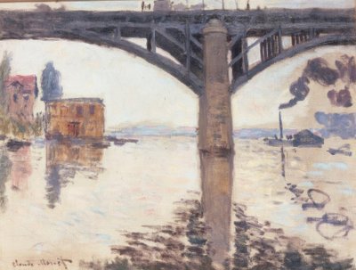 アルジャントゥイユ道路橋 作： Claude Monet