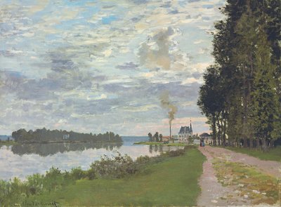 アルジャントゥイユの遊歩道 作： Claude Monet