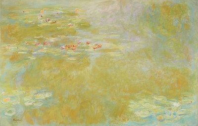 スイレンの池（Der Seerosenteich）。ええと1916 作： Claude Monet