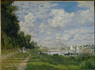 ル・バッサン・ダルジャントゥイユ（油彩・キャンバス） 作： Claude Monet