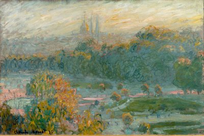 レ・チュイルリー、研究 作： Claude Monet