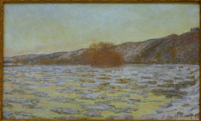 つらら、トワイライト効果 作： Claude Monet