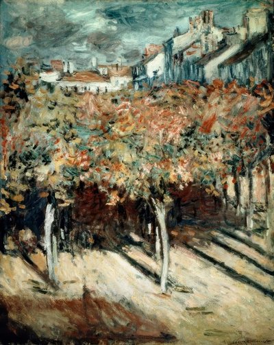 ポワシーのライムの木 作： Claude Monet