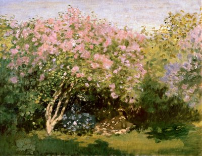 太陽の下のライラック、1872-1873。 作： Claude Monet