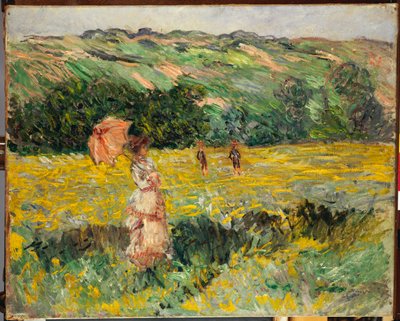 リメッツメドウ、1887年 作： Claude Monet