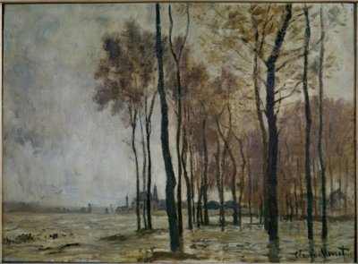 アルジャントゥイユ洪水 作： Claude Monet