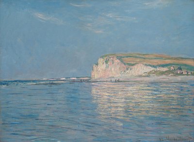 1882年、ディエップ近くのプールヴィルでの干潮 作： Claude Monet