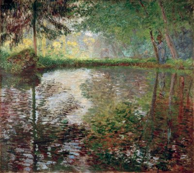 モンジェロンの池 作： Claude Monet