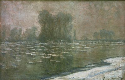 マティン・ブルーミュー、大失敗（霧のかかった朝のアイスバーグ） 作： Claude Monet