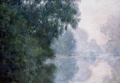 セーヌ川の朝、霧の影響;マチネシュルラセーヌ、霧の影響、1897 作： Claude Monet